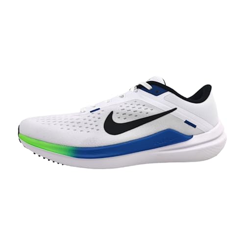 NIKE Men's Air Winflo 10 Road Running Shoe, White Black Star NIKE Men's Air Winflo 10 Road Running Shoe, White Black Star