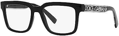 Dolce & Gabbana DG5101-501 Eyeglass Frame BLACK w/DEMO LENS 52mm