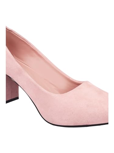 Image of TRYME Trendy&Fashion Pointed Pump Block Heel Sandals for Girls & Women