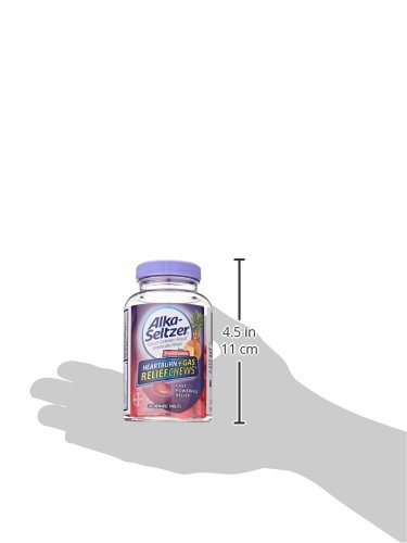 Alka-Seltzer Heartburn Plus Gas Relief Chews, Tropical Punch, 54 Count #TOP3
