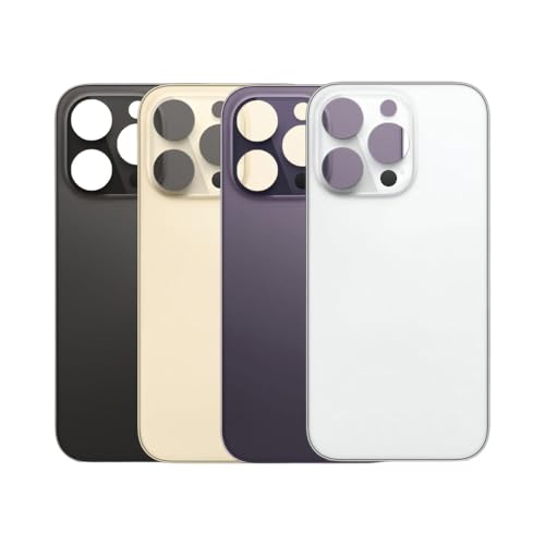 Vitre arrire IP 14 Pro Max verre de remplacement deep purple