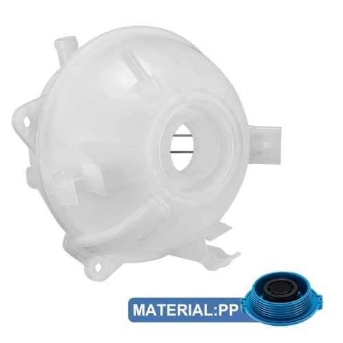 Bdfhyk 603-253 Coolant Reservoir Expansion Tank With Cap Compatible For Audi A3 Q3 Rs3 Tt/For Vw Beetle Jetta Passat Rabbit Eos Cc Golf #TOP1