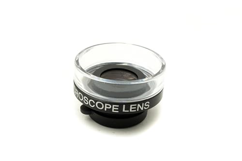 Super Macro Lente 30 x 37 mm con funda de microscopio para iPhone 15 Pro 4