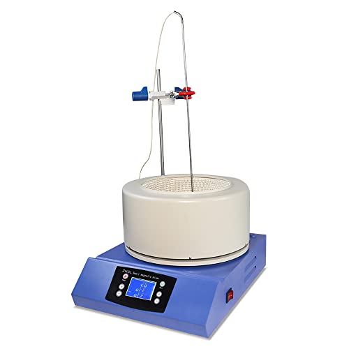HNZXIB Digital Heating & Stirring Mantle,5000mL 380â„ƒ Magnetic Stirrer 220V, 1100W,1800RPM