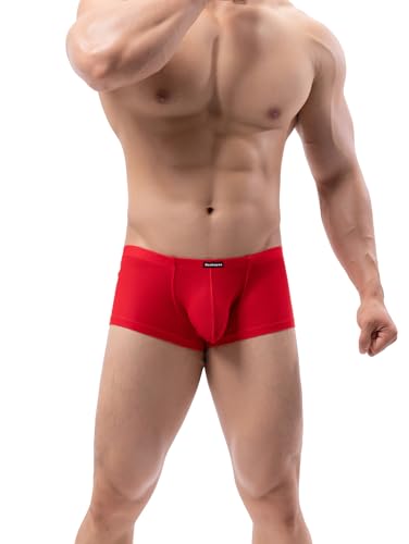 Mens Active Underwear Sport Soft Performance Boxer Briefs Bulge Pouch Trunks4