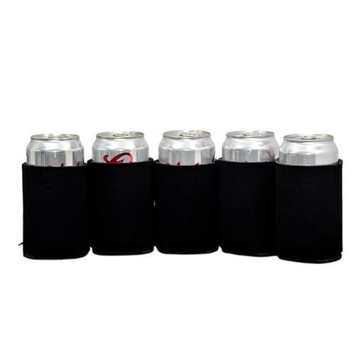 Manchon isolant néoprène bière canette bouteille gobelet noir pack 80 - 3