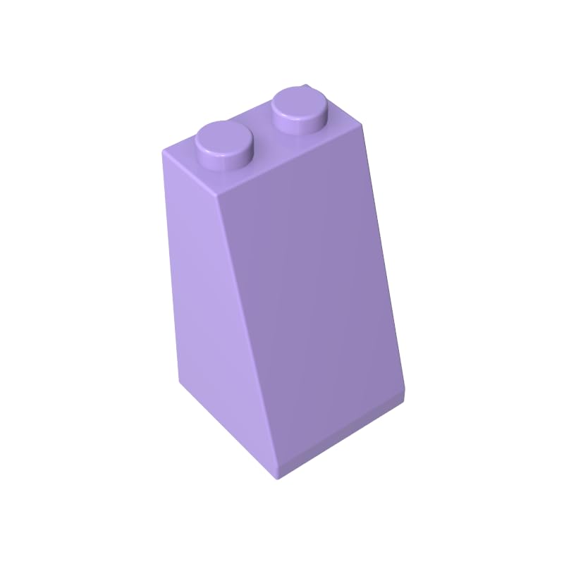 98560 Slope Brick 75° 2x2x3 Sloped Brick 50 Pieces GDS-1404 Compatible with Lego Building Blocks Color:Lavender