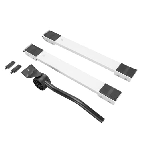Rodillos para electrodomésticos base móvil de hierro ajustable lavadora 660 lbs 6