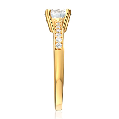 14k Yellow OR White Gold Solid Wedding Engagement Ring3