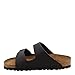 Birkenstock Women's Arizona Soft Footbed, Black Birko-Flor¿, 39 N EU