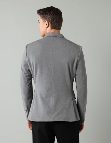 Image of Arrow Knitted Blazer for Men - Slim Fit, Button Closure Casual Blazer for Men