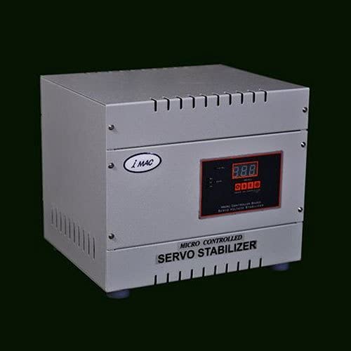 IMAC 3 kVA Single Phase Servo Voltage Stabilizer For Home and Industrial Use
