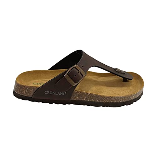 Chanclas Grunland Bobo CC0033 marrón t.Moro de diseño anatómico premium