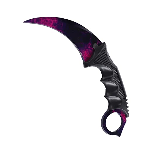Milaloko No Offensive Karambit Knife Trainer, Karambit Trainer Stainless Steel Practice Training Knife with Sheath for Beginner 100% Safe Trainer Tool