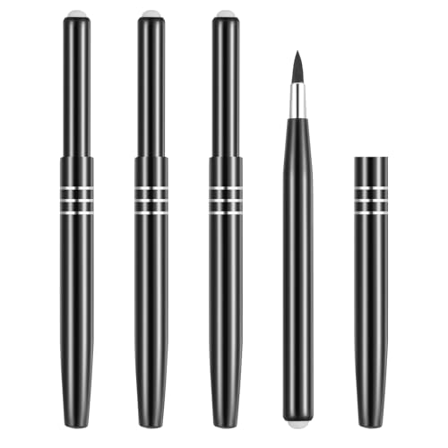 4Pcs Retractable Lip Brush Set for Makeup