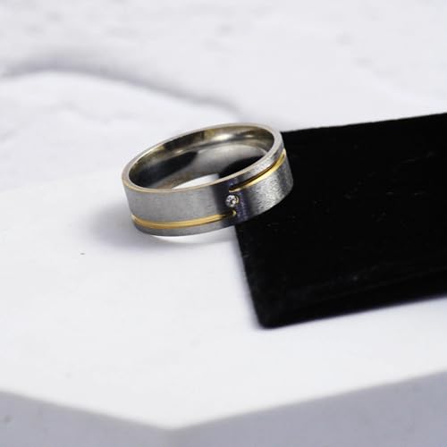 Image of SALTY ALPHA Hand Finger Ring for Men & Boys | Stainless Steel | Stylish & Minimal | Birthday Gift | Aesthetic Jewellery | Accessories for Everyday Wear | Gift for Diwali, Christmas, Marriage, Birthday