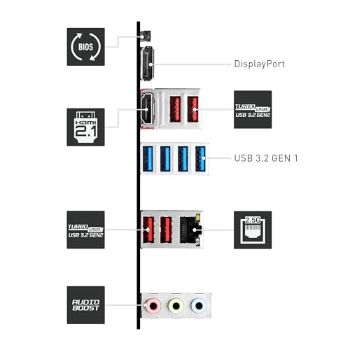 Scheda madre PRO B650M-A, Micro-ATX - Supporta processori AMD Ryzen serie 9000/8000/7000, AM5 - DDR5 Memory Boost 6000+MHz/OC, 2 x PCIe 4.0 x16, 2 x M.2 Gen4, 2.5G LAN - Scheda madre - Immagine 5