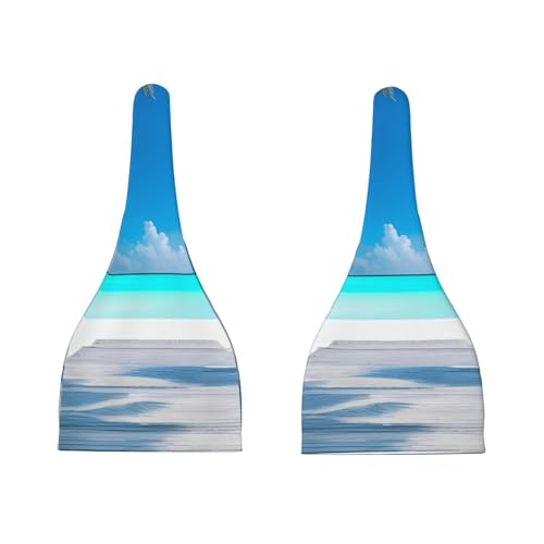 Newborn Baby Hat, Maldives Holidays Print Soft Top Knot Beanie Cap, Cute Baby Headwear for 0-6 Months Black3