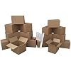 One BedRoom 18 Moving Boxes Basic Moving Kit: Boxes, Packing Supplies, Tape, Brown Corrugated Boxes With Moving Supplies