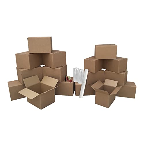 One BedRoom 18 Moving Boxes Basic Moving Kit: Boxes, Packing Supplies, & Tape. - Thumbnail 5