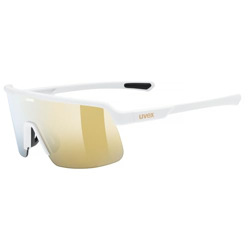 Uvex dyrt Sportbrille white matt/gold mirror one size