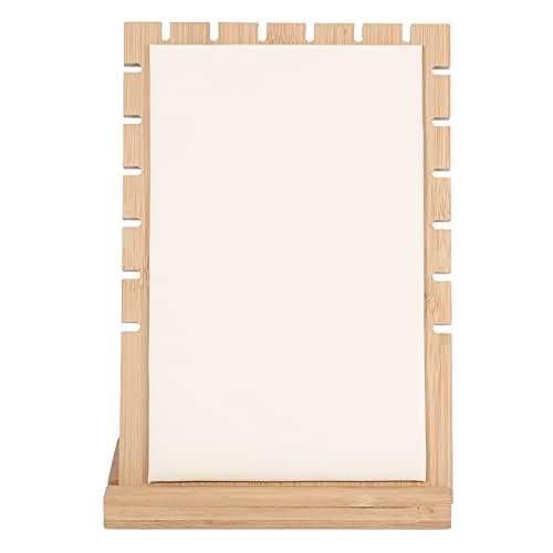 Porte-bijoux, organisateur de bijoux pendentif Bracelet collier en bois, support de support d'affichage amovible pour magasin ou maison(Noir)