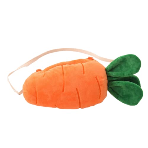 GK-O Lolita Women Cute Carrot Plush Shoulder Bag Crossbody Handbag