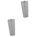 Infuseur domestique : pratique à utiliser pour la maison, les voyages, le café, le restaurant, peut également être utilisé pour le thé le jus en feuilles, filtre à café en acier.