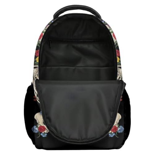 Mochila de calavera cómoda con hongo estrellado para evitar dolor de espalda 5