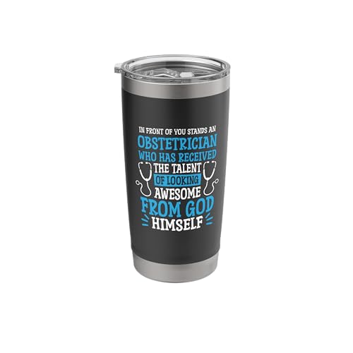 Obstetrician Looking Awesome Design Obstetrics Gynecology Stainless Steel Insulated Tumbler - //medicalbooks.filipinodoctors.org