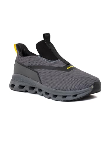 Image of Impakto Air Bounce Walking Shoes | Lightweight & Breathable Casual Shoes | Soft Cushioned Insole | Anti Skid Hexagonal Sole | Stylish Slip-in Fit System Shoes | Ideal for Walking, Gym & Casual Outing