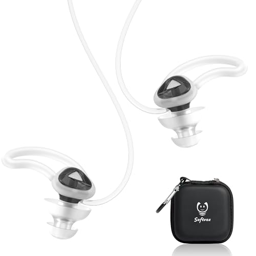 Softvox Ear Plugs for Swimming and Surfing with...