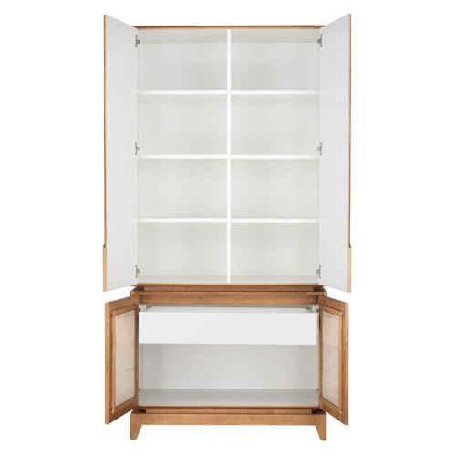 Image of Wakefit Wardrobe | 3 Year Warranty | Solid Wood Almirah, Cupboard for Clothes Storage | 2 Door, 1 Drawer | Kente - Midas Gold