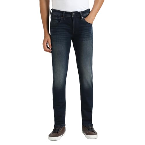 Image of Pepe Jeans Men's Straight Fit Jeans | Mid Rise | Chinox | Jeans for Man