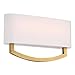 Modern Forms WS-81916-AB Contemporary Modern LED Wall Sconce from Arch Collection in Brass-Antique Finish, Brushed Aluminum