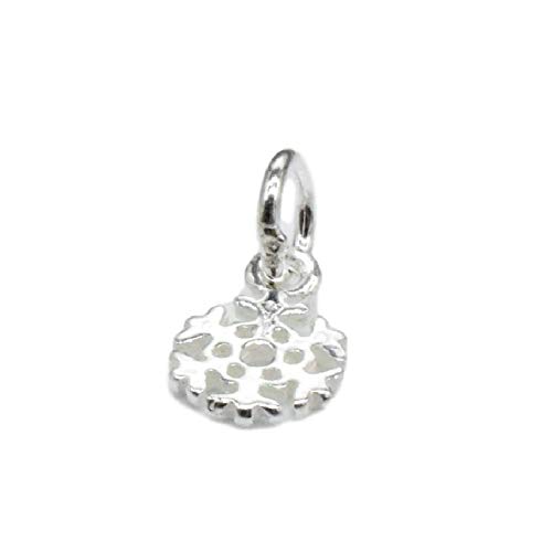 Breloques flocon de neige en argent 925 supérieur pour bijoux d'hiver