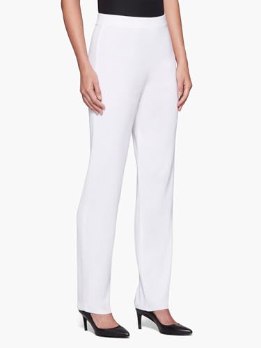 MISOOK Straight Leg Knit Pant, White2
