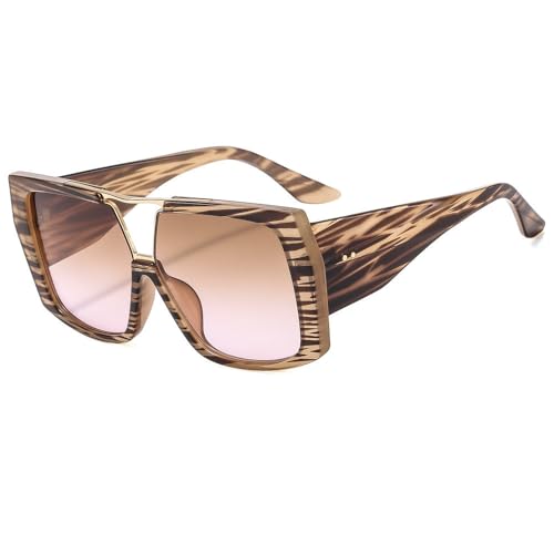 Lunettes de soleil carrées luxe vintage design surdimensionné finitions soignées pour homme