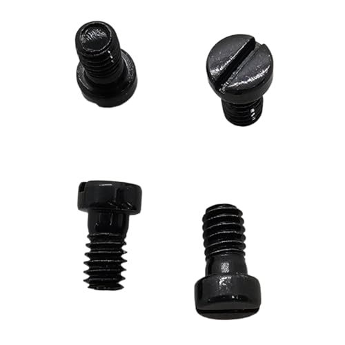 Grip Screws for Bersa Thunder 380 – 4 Pack | Black Plated, Polished Hardened Steel | Fits Thunder 380, Plus, Combat, Thunder 22, Firestorm .380