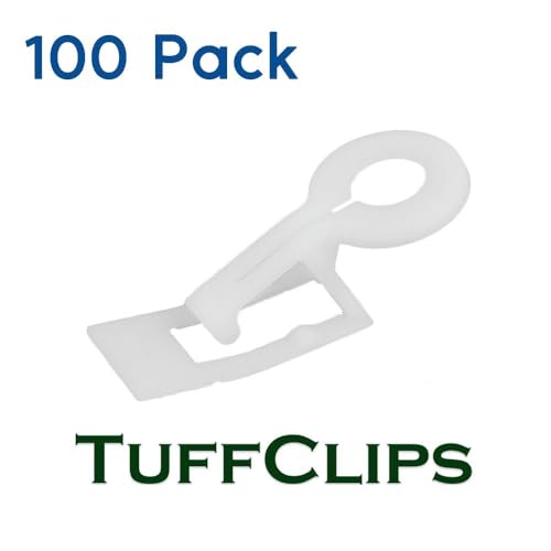 Novelty Lights C9 Tuff Flex Christmas Light Clips, Mount on Roofline Gutters/Shingles, 100 Pack by Novelty Lights - Image 3