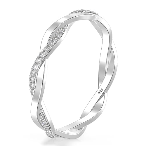 Bague d'éternité LeCalla argent 925 et zircone : offrez un cadeau inoubliable