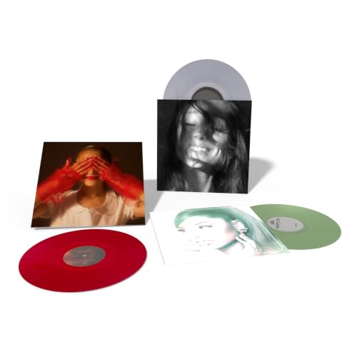 Ariana Grande Vinyl Collection: Positions + Eternal Sunshine (Ruby Red Edition) + Petal