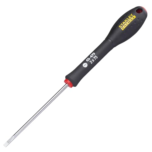 Stanley 0-65-479 Fat Max Screwdriver Flared 3X75Mm-Black And Red