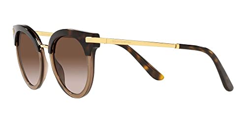 Sunglasses Dolce & Gabbana DG 4394 325613 Havana/Transparent Brown3