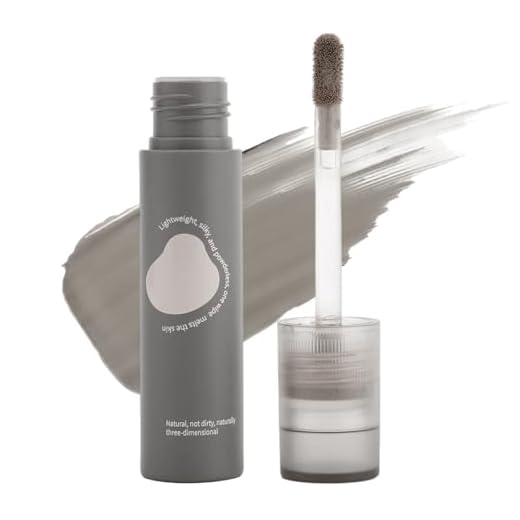 Erinde Bastão De Contorno Líquido Em Tom Frio, Bronzeador Cremoso Cinza Frio Para Um Visual Esculpido, Acabamento Fosco Leve E Fácil Espalhar, Maquiagem Longa Duração, Vegana Sem Crueldade, 102