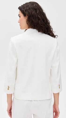 Vince Women's Linen Shrunken Blazer3
