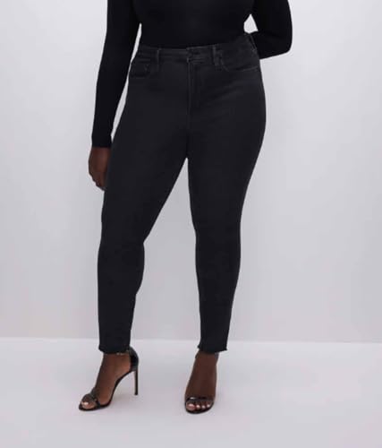 Good American Women's Good Legs Raw Hem Skinny Jeans -4