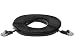 SF Cable, 45 ft Premium UltraFlat CAT6 550 MHZ Flat Patch Cable Black