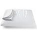 TENSWALLXCJC Memory Foam Kissen Orthopädisch: Ergonomisches Schlafkissen Atmungsaktiv Kopfkissen Nackenstützkissen für Seitenschläfer Visco mit Kopfkissenbezüge, Weiß, 60*40cm, NJZ1010
