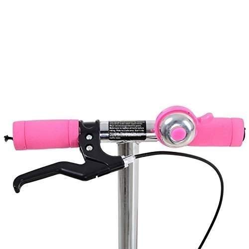 SHREEJIIH 3 Wheeler Foldable Scooter with Brake and Bell, LED on Wheels and Height Adjustable Up to 76cm for Boys and Girls (4 to 7 Years)(Multicolor) 3